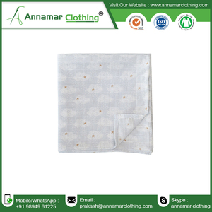 Algodón orgánico bambú bebé muselina swaddle manta al por mayor personalizado buen precio muselina precio 120x120 gasa doble bambú swaddle - Product Image 4
