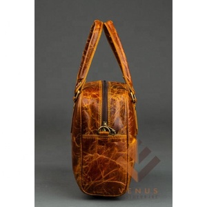 Ladies <b>Tote</b> Handbag Genuine Leather Designer <b>Bags</b> for Women with Zipper Closure - Product Image 3