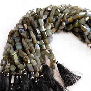 Men's Beaded Bracelet Labradorite Flowers Raw Labradorite Pendant Roundel Faceted Mala De Barber Necklace Designs <b>Stone</b> <b>Beads</b> - Product Image 2