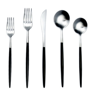 ชุดมีดดีไซน์เนอร์ชุบสีโรสโกลด์ชุดเครื่องใช้บนโต๊ะอาหารสไตล์วินเทจสำหรับงานแต่งงานโรงแรมสไตล์ตะวันออกเป็นมิตรกับสิ่งแวดล้อมฮาโลวีนคริสต์มาส - Product Image 2