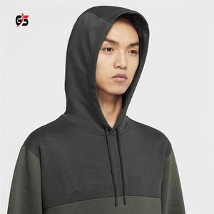 Pull à capuche 100% coton pour hommes, sweat-shirt chaud, en molleton, à porter au quotidien, décontracté, manches longues, Logo personnalisé imprimé, hiver - Product Image 6