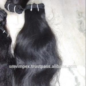 ใหม่สไตล์ Slinky ตรงสีธรรมชาติผมมนุษย์,ราคาขายส่งผมธรรมชาติ100% ต่อผมไม่มีกระบวนการอบไอน้ำ - Product Image 2