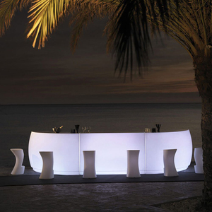 Recargable Multicolor LED control remoto luminosa LED ronda <span class=keywords><strong>Bar</strong></span> - Product Image 3