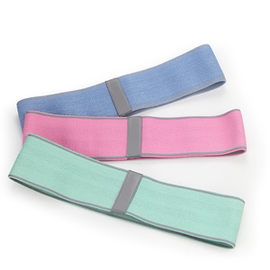 Bandas de tela para glúteos y piernas, para mujeres Juego de 3 bandas de resistencia para entrenamiento, tela antideslizante con logo personalizado - Product Image 5