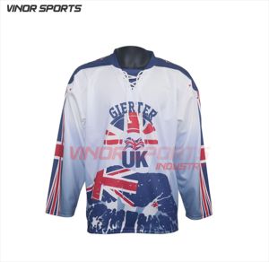 Ropa de hockey sobre hielo para jóvenes de alta calidad Camiseta con logotipo personalizado Diseña tu propia ropa de hockey sobre hielo - Product Image 1