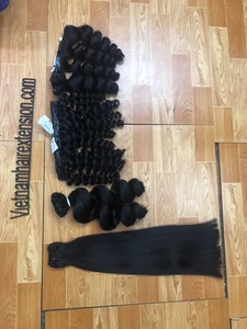 Extensions de cheveux naturels de qualité supérieure et à prix avantageux, tissage machine, boucles françaises, origine vietnamienne, 100g - Product Image 3