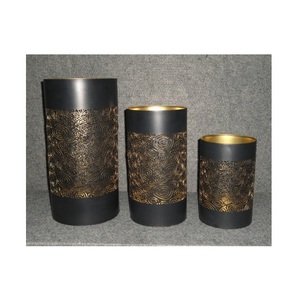 Linterna de vela redonda de Metal antigua, con el mejor diseño de corte, decoración moderna para el hogar, soporte de luz de té de hierro - Product Image 6