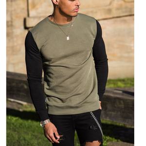 Sweat à capuche pour homme à manches longues de couleur orange haute qualité broderie logo imprimé conception pas cher polaire cordon pull homme sweats à capuche - Product Image 2