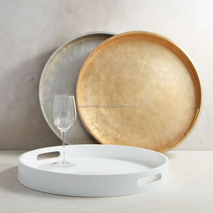 Plateau de service en laque murale, plateau suspendu carré du Vietnam/plateau artisanal en bois, décoration pour la maison - Product Image 4