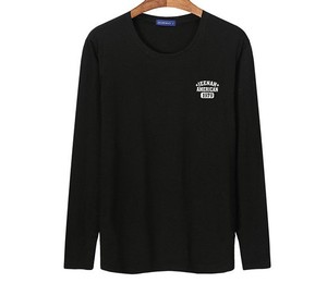 Smart Cool Fashion Trendy Style Hombres de manga larga de algodón orientado a la exportación Personalizar camiseta impresa de Bangladesh al por mayor - Product Image 2