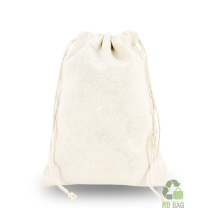 <b>Reusable</b> Burlap Drawstring <b>Bag</b> with Handle | Custom Printed Eco Friendly Tote for Shopping Grocery Corporate Promotion - Product Image 3