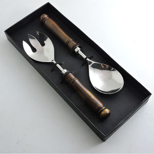 เครื่องมือเสิร์ฟอาหารในครัวด้ามจับสแตนเลสสตีลงานแฮนด์เมดดีไซน์ใหม่ - Product Image 4