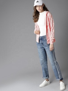 Sweat-shirt de sport léger à capuche pour femmes, 2020, nouveau style, fermeture éclair, veste de sport, maillot imprimé à points, par EVERGLOW - Product Image 4