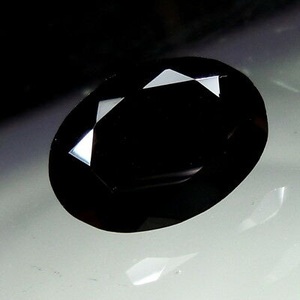Espinela negra Natural de 10mm, 12mm, 14mm, corte ovalado facetado, piedras preciosas calibradas sueltas, piedras sueltas al por mayor para la fabricación de joyas en línea - Product Image 1