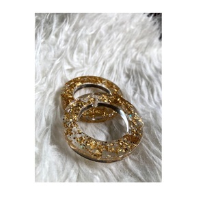 Bagues en résine verte pour serviettes de Table, fabrication artisanale, prix bas, 12 pièces - Product Image 2