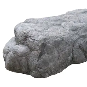 גדול רוקי מראה אבן גינון דקורטיבי מלוטש אבן לקישוט של גן
