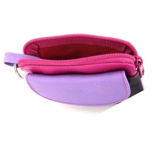 Porte-monnaie en cuir véritable avec fermeture éclair, nouveau design, Mini étui à pièces de monnaie - Product Image 1