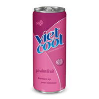 Vietnam Groothandel Leverancier Bulk Kopen Nieuw Product 250Ml Blikje Koolzuurhoudend Water Met Perziksmaak Frisdrank Van Vietnam Productie