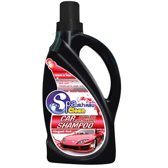 Champú rojo para coche, lavado de coche y cera, Spa limpio elegante, 2 en 1, 1050 ml, limpiador y eliminación de lavado, 2-3 años, MSDS ISO9001, 1050 Ml