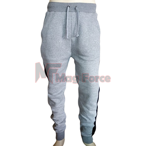 กางเกงขายาวผู้ชายสีเทา เอวกลาง ยางยืด ไซส์ใหญ่ ทรงปกติ สวมใส่สบาย ระบายอากาศได้ดี เป็นมิตรกับสิ่งแวดล้อม เหมาะสำหรับฤดูหนาว รับสั่งทำ - Product Image 1