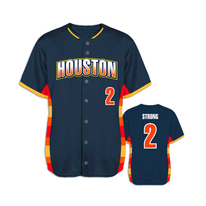 Camiseta de Béisbol Sublimada con Logotipo Personalizado de Alta Calidad, Transpirable, Anti-UV, de Secado Rápido, Ropa Deportiva para Adultos, Talla Grande, Impresión Digital - Product Image 6