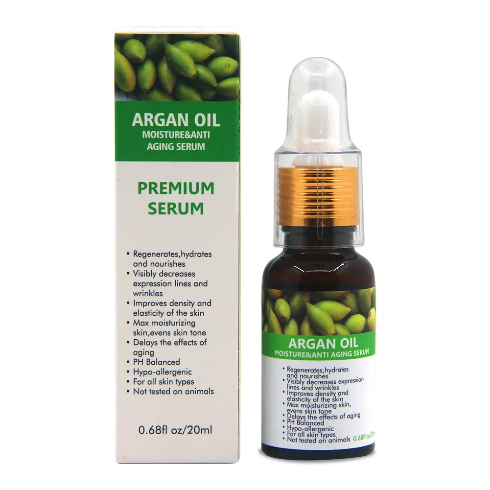 Handelsmarke großhandel Premium Arganöl extrakt Feuchtigkeit spendendes Anti-Falten-Serum