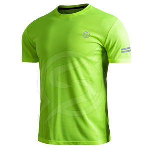 Ropa de Fitness para hombre, Camiseta lisa de algodón para gimnasio - Product Image 1