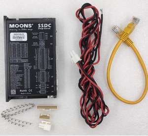 MOONS Série SSDC 24-70V 0.1A-6A Variateur de vitesse servo à boucle fermée Modbus RTU RS-485 Nema 17 23 24 Moteur pas à pas jusqu'à 32 axes - Product Image 6