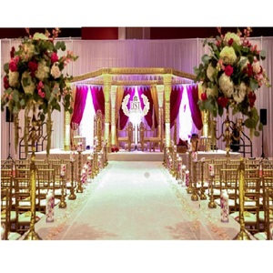 Moderno Conjunto de Mandap para Boda Maharaja, Conjunto de Mandap de Cristal para Boda Gujarati, Conjunto de Mandap de Fibra de Cristal Tradicional, INGLATERRA - Product Image 1