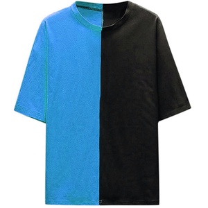 Camiseta Essentials de algodón 100% ajustada con cuello redondo para hombre, Camiseta básica de alta calidad, corte alto, manga corta, Color sólido, punto informal - Product Image 3