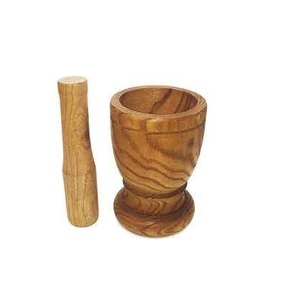 Mortero y mortero de madera de alta calidad, mortero y mortero de Material de alta calidad para comida, tamaño personalizado y venta - Product Image 2
