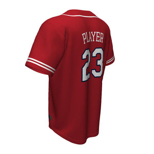Camiseta de béisbol OEM antibacteriana de entrega rápida con impresión personalizada/diseña tus propios conjuntos de uniformes de béisbol, camiseta de béisbol - Product Image 4