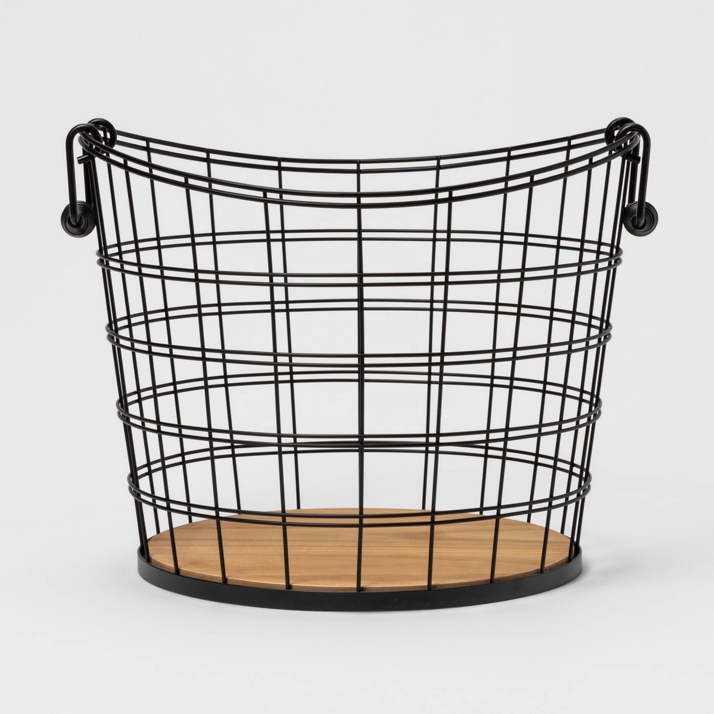 Large Wire Basket, Steel Versatile Storage & Organization Utility Tote, Cube Storage Bin for Home Organization