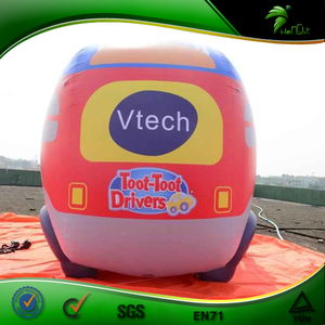 Autobús Inflable Gigante de Helio para Desfiles Urbanos, Modelo de Coche Rojo Inflable para Celebrar Días Festivos - Product Image 5