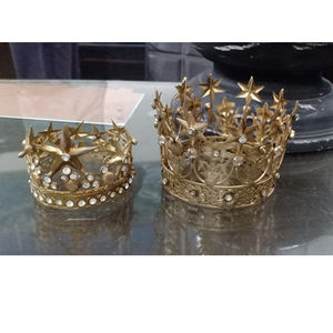 มงกุฎโลหะขนาดเล็กใหญ่สำหรับตกแต่งบ้าน - Product Image 1
