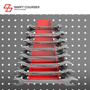 ที่เก็บประแจแบบพกพา Swift Courser สีแดง สำหรับติดตั้งบนแผ่นเพ็กบอร์ด ใช้สำหรับจัดแสดงอุปกรณ์เสริมเครื่องมือ (สำหรับใช้ในงานนิทรรศการ) - Product Image 2