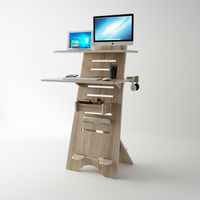 Bureau en bois massif, hauteur réglable, Portable, pour ordinateur Portable, pour ordinateur Portable, bureau