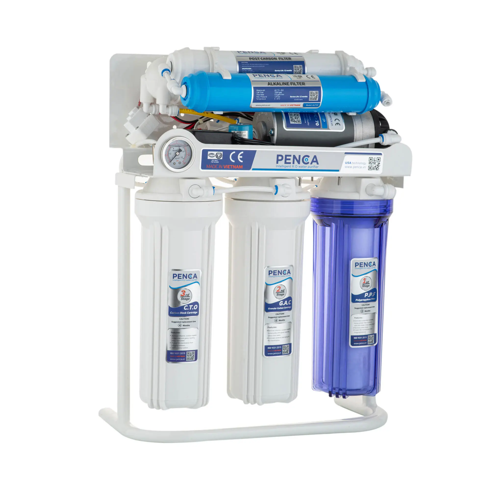 Fabbrica Custom RO depuratore di acqua 6 fase 100GPD sistemi di filtri per l'acqua a osmosi inversa elettrodomestici filtro per l'acqua potabile
