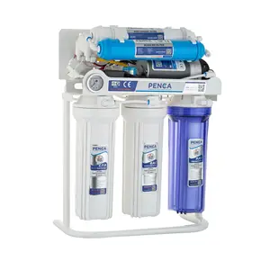 Purificador de agua RO personalizado de fábrica, 6 etapas, 100GPD, sistemas de filtro de agua de ósmosis inversa, electrodomésticos, filtro de agua potable