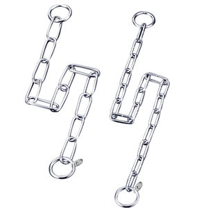 Durable Solid Stainless Steel 304 Classic Oval Link Heavy Duty Wholesale <b>Dog</b> Choke P Chain Premium All Seasons Pet <b>Collar</b> - Product Image 3