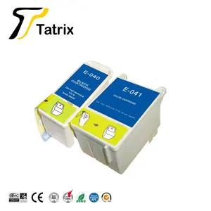 Tatrix T040 T041ตลับหมึกเครื่องพิมพ์สีพรีเมี่ยมสำหรับ Epson Stylus C62 CX3200