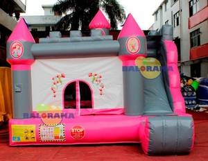 Parque inflable Castillo de princesa 4x3,6x2,7 m, parques infantiles inflables para interiores para niños - Product Image 5