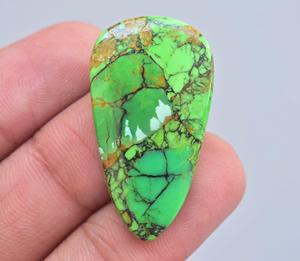 Green Copper Turquoise Cabochon Wholesale Turquoise All Mix Shapes Loose Wire Wrapping Jewelry Turquoise <b>Stone</b> For Jewelry - Product Image 4