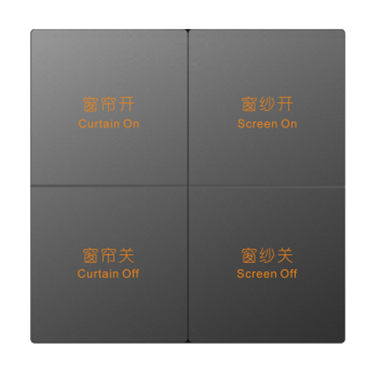 Zigbee 4 Gang Wireless Remote Control Smart Home Automation Wall Dimmer Light Switch