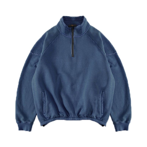 GAF Venta caliente Otoño Invierno L Tamaño Hombres Media cremallera Cierre Chaquetas Classic Men's Stand Collar - Product Image 3