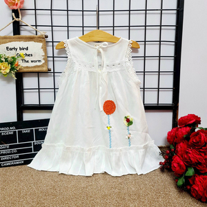 Vestido 100% de algodón para niñas, ropa de fábrica para la exportación a granel - Product Image 1