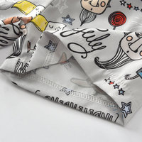 Conjunto de Ropa de Verano y Primavera para Niños, 100% Algodón, Camiseta de Manga Corta para Bebé, Estampado Informal, Color Personalizable, Servicio OEM