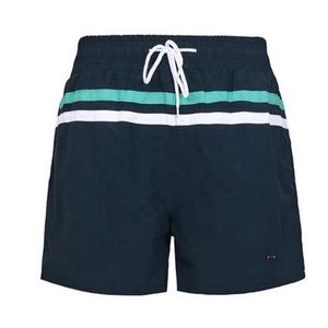 กางเกงว่ายน้ำผู้ชายกางเกงขาสั้นชายหาดแบบยืดหยุ่นมีกระเป๋าด้านข้างกางเกงขาสั้นผ้าฝ้ายแบบแห้งเร็วกางเกงขาสั้นใส่ไปทะเลมีกระเป๋าด้านข้าง - Product Image 1