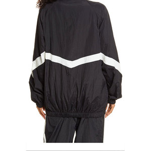 High Quality Durable Using Luxury Brand Gold Wing Thin Custom <b>Woman</b> <b>Windbreaker</b> Jacket Zipper Jackets - Product Image 3