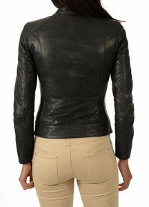 GAF Precio barato Chaquetas de cuero para mujer Moda Nueva llegada Chaquetas de cuero genuino personalizadas en cantidad a granel - Product Image 4